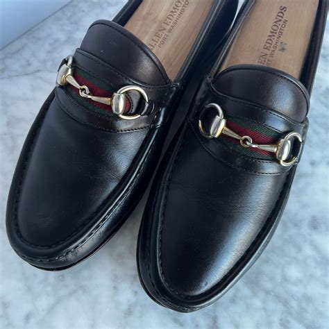 vintage gucci loafers|vintage gucci loafers men.